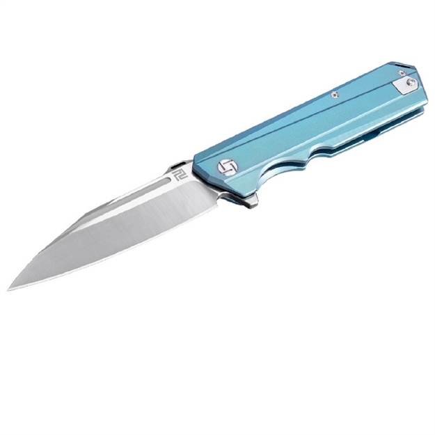 Picture of Artisan Littoral Folder 3.54 IN Green Titanium Handle S35vn