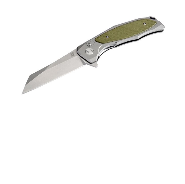Picture of Artisan Megahawk Folder 3.6 IN D2 Aluminum-Green G-10 Hndl