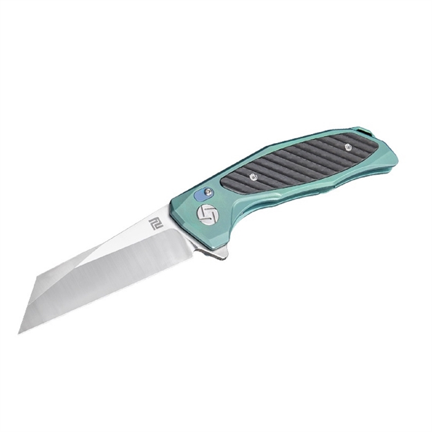 Picture of Artisan Megahawk Folder 3.62In M390 Blade Green Titanium 1809G-GNM