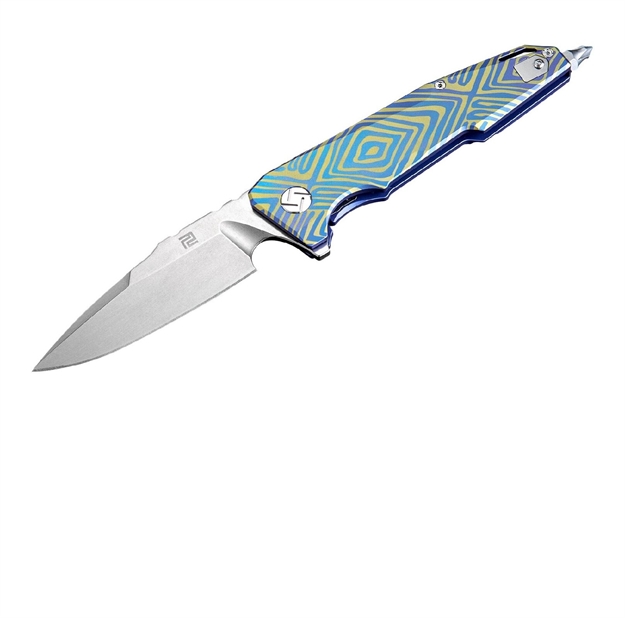 Picture of Artisan Predator Folder 3.74 IN S35vn Blade Titanium Handle 1706G-BU03