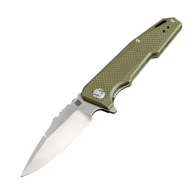 Picture of Artisan Predator Folder D2 Blade Green G-10 Handle