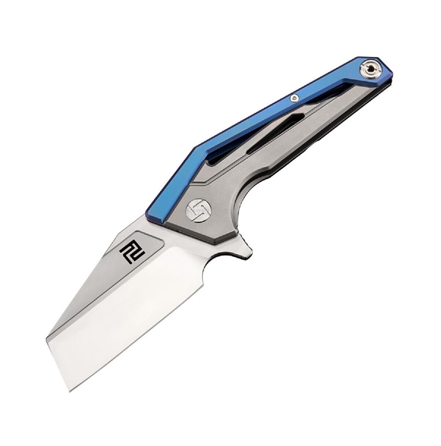 Picture of Artisan Ravine Folder 2.83 IN S35vn Blade Blue Titanium Hnd