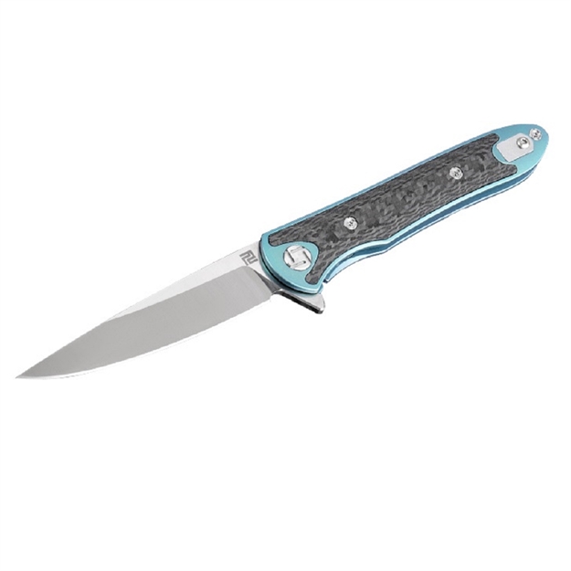 Picture of Artisan Shark Folder 3.15 In. Green Titanium Handle S35vn