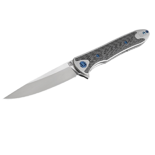 Picture of Artisan Shark Folder 3.94 In. Gray Titanium Handle S35vn