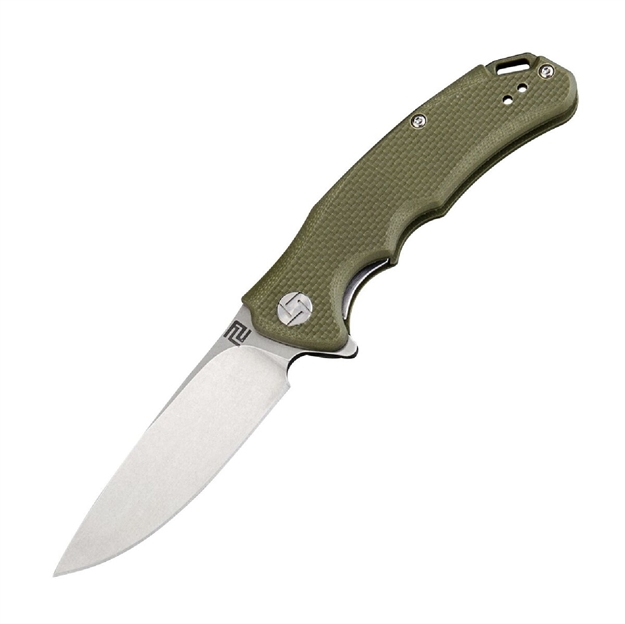 Picture of Artisan Shark Folder D2 Blade Green G-10 Handle