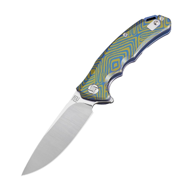 Picture of Artisan Tradition Folder 3.27 IN Fancy Blue Titanium Handle