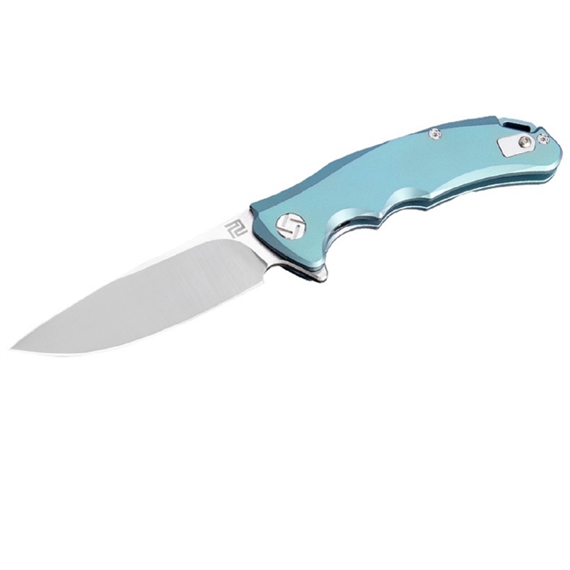 Picture of Artisan Tradition Folder 3.27 IN Green Titanium Handle Plain
