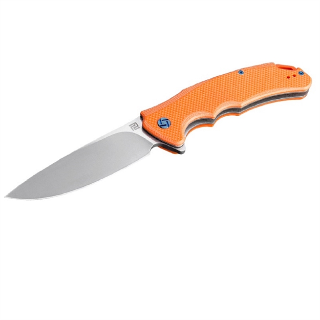 Picture of Artisan Tradition Folder 3.9 IN  Orange G-10 Handle Plain
