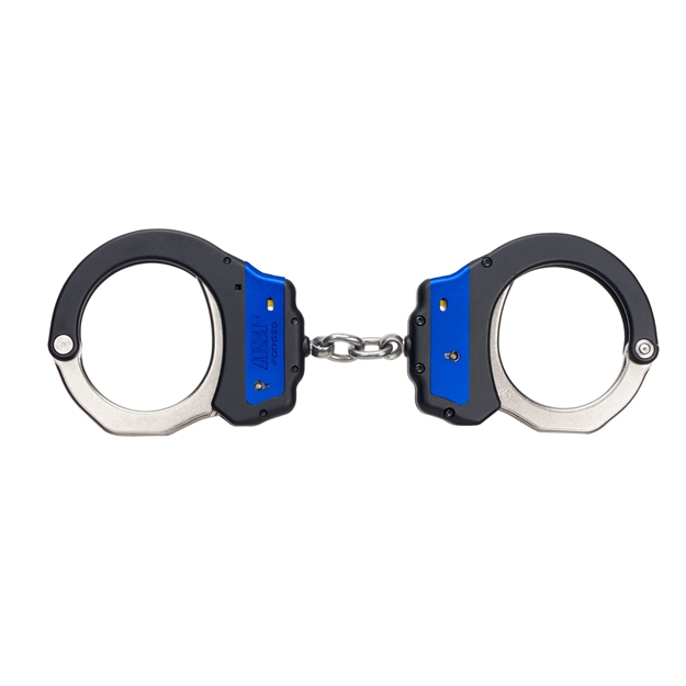 Picture of Asp Identifier Chain Ultra Cuffs Steel Bow Blue
