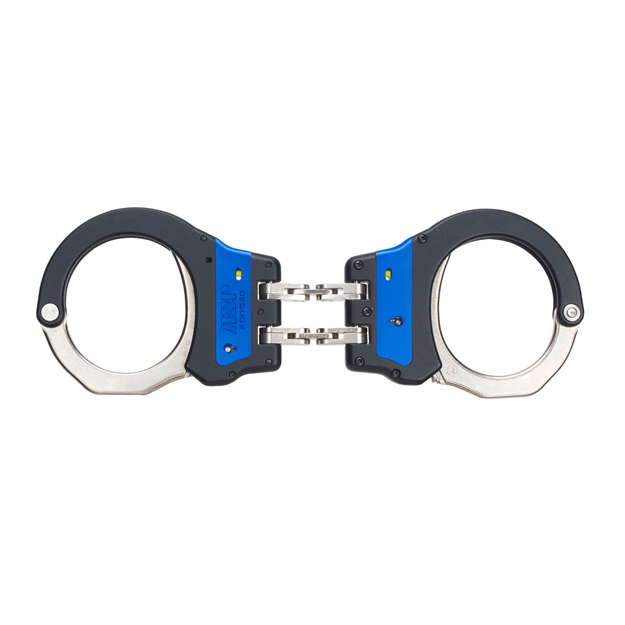 Picture of Asp Identifier Hinge Ultra Cuffs Steel Bow Blue