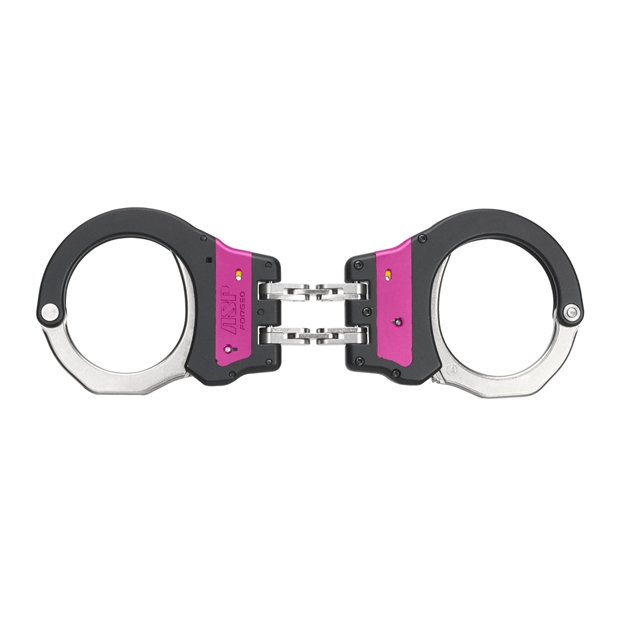 Picture of Asp Identifier Hinge Ultra Cuffs Steel Bow Pink