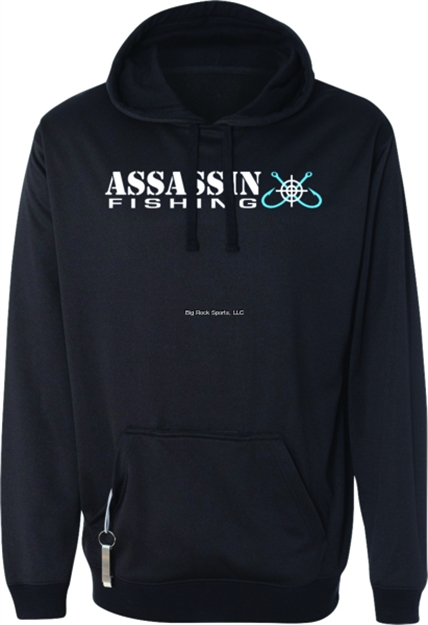 Picture of Assassin Fishing M Hooded Sweatshirt Black Fishing Signature-M