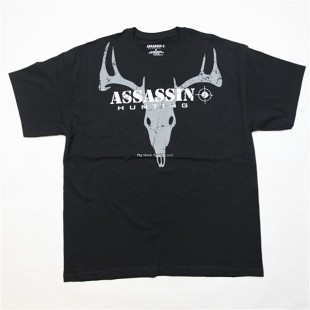 Picture of Assassin Fishing T-Shirt Black Deer -M