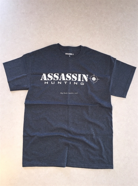 Picture of Assassin Fishing T-Shirt Charcoal-M