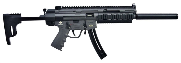 Picture of  Gsg Gsggerggsg1622s Gsg-16 Carbine Full Size 22 LR 22Rd 16.25" Black Smoke Polymer Receiver Black Collapsible W/Storage Compartment Stock Right Hand 819644027072