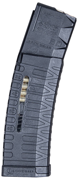 Picture of American Tactical Inc Schmeisser 5.56/.223 Ar15 60 Round Magazine With Window G2 Mle ATIM556S60WMLE 4251366501809