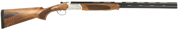 Picture of  Ati Atigkof28sve Cavalry  28 Gauge Break Open 2.75" 2Rd, 26" Matte Blued Over/Under Vent Rib Barrel, Silver Engraved Aluminum Receiver, Fixed Oiled Turkish Walnut Walnut Stock