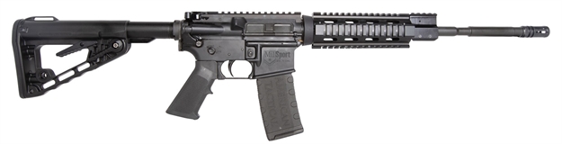 Picture of Ati G15msq556p3c Mil-Sport  Semi-Automatic 5.56 X 45 MM Nato 16" 10+1 5-Position Black Stk Black Nitride