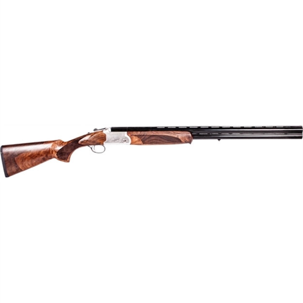 Picture of  Ati Atigkof20sve Cavalry Sve 20 Gauge 3" 2Rd 26" Blued O/U Barrel, Silver Engraved Metal Finish, Oiled Turkish Walnut Stock, Ejector, 5 Chokes