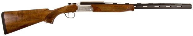 Picture of  Ati Atigkof410sve Cavalry Sve 410 Gauge 3" 2Rd 26" Blued O/U Barrel, Silver Engraved Metal Finish, Oiled Turkish Walnut Stock, Ejector, 5 Chokes
