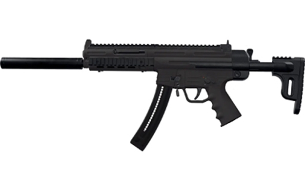 Picture of  Gsg Gerggsg1622ml Gsg-16  Full Size 22 LR 22+1 16.25" Black Polymer Receiver W/Picatinny Rail, M-Lok & Picatinny Rail Handguard, Black Collapsible Synthetic Stock W/Storage Compartment, Right Hand 819644025740