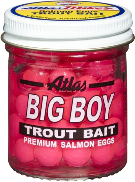 Picture of Atlas Big Boy Salmon Eggs, Pink 1.1 OZ Jar