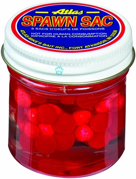 Picture of Atlas Floating Spawn Sacs, 6 Sacs Per Jar, Red