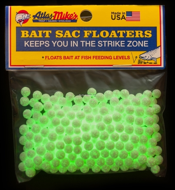 Picture of Atlas-Mike's Bait Sac Floaters Glow 300Bg