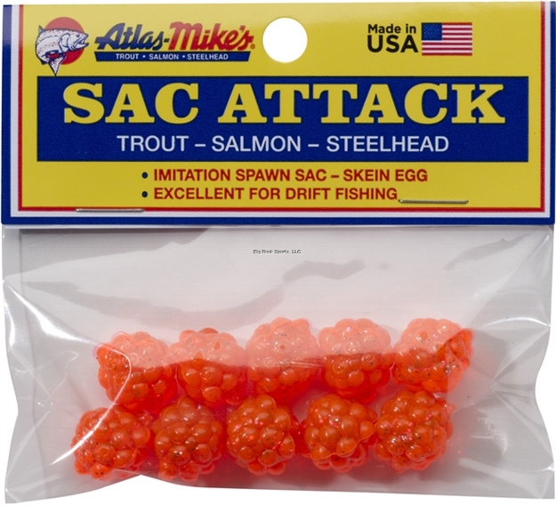 Picture of Atlas Sac Attack Plastic Cluster Eggs, Orange