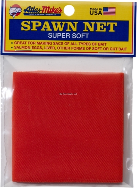 Picture of Atlas Spawn Net 4" X 4" Squares Orange, 50 Sqs/Pkg.