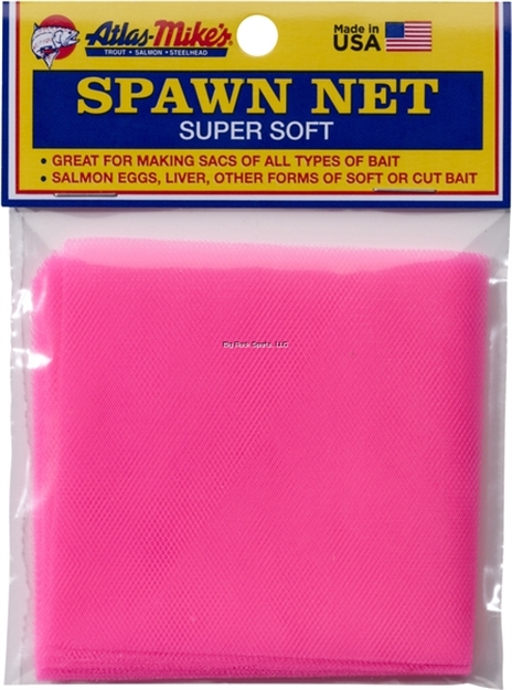 Picture of Atlas Spawn Net 4" X 4" Squares Pink, 50 Sqs/Pkg.