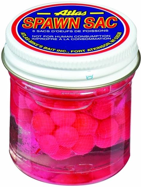 Picture of Atlas Spawn Sacs, 6 Sacs Per Jar, Pink