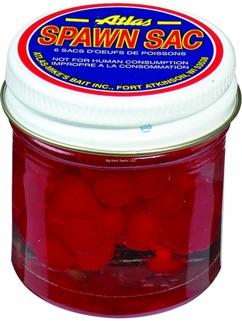 Picture of Atlas Spawn Sacs, 6 Sacs Per Jar, Red