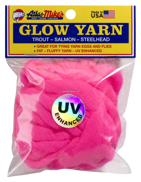Picture of Atlas UV Glow Yarn, 12',  Cerise