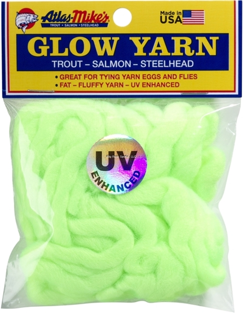 Picture of Atlas UV Glow Yarn, 12',  Chartreuse