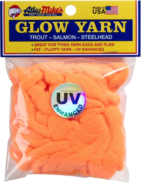 Picture of Atlas UV Glow Yarn, 12',  Fire Orange