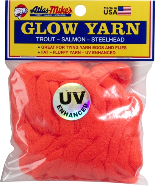 Picture of Atlas UV Glow Yarn, 12',  Flame Red