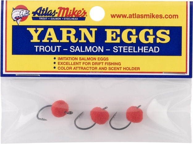 Picture of Atlas Yarn Eggs # 4 Hook Red 3Pk