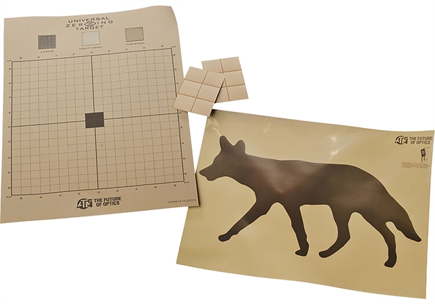 Picture of  Atn Acmkirtgcy Thermal Target Kit Coyote Paper 30" X 24" Brown Includes 12 Plasters/2 Targets