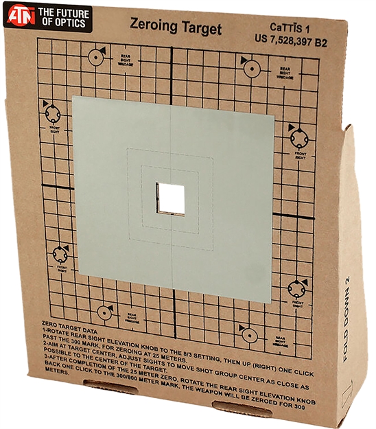 Picture of  Atn Acmkirtgpk Thermal Target  Zeroing Target/ Cardboard 3 Targets 658175115168
