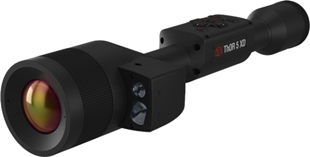 Picture of  Atn Tiwst51250lrf Thor 5 XD Lrf Thermal Rifle Scope Black Anodized 2-20X Smart Mil Dot Reticle, Zoom. 1280X1024 12 Micron 60 Fps