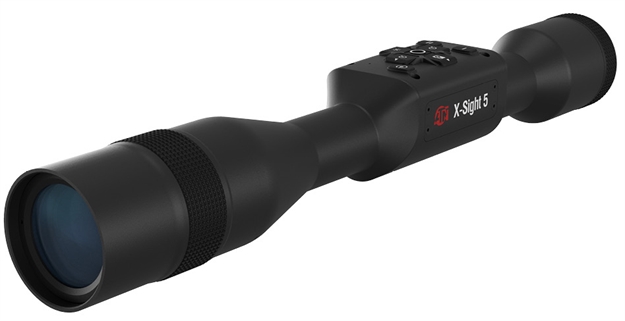 Picture of  Atn Dgwsxs3155p X-Sight 5 Night Vision Rifle Scope Black Anodized 3-15X 30Mm Tube Gen 5 Smart Mil Dot Reticle