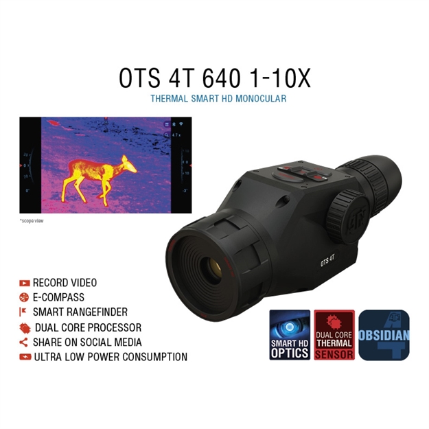 Picture of Atn Ots 4T 1-10X 640X480 Thermal Viewer