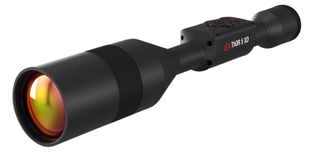 Picture of  Atn Tiwst51210a Thor 5 XD  Thermal Rifle Scope, Black Anodized 4-40X Smart Mil Dot Reticle W/Zoom, 1280X1024 60 Fps Resolution