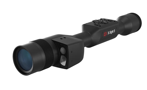 Picture of  Atn Dgwsxs5255lrf X-Sight 5 Lrf Night Vision Rifle Scope Black Anodized 5-25X, 30Mm Tube, Gen 5 Smart Mil Dot Reticle 658175123323