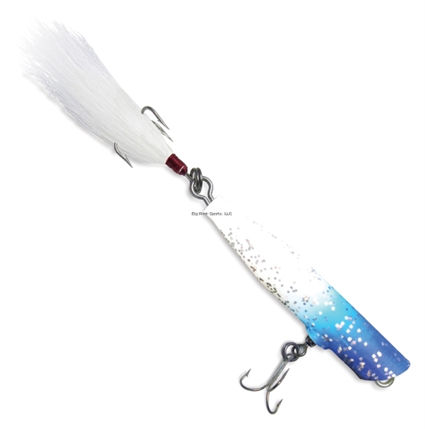 Picture of Atom Striper Swiper Popper, 9", 2 Oz, Blue/Silver