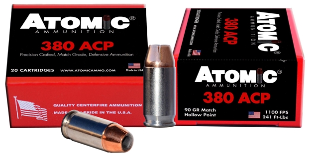 Picture of  Atomic Ammunition 00453 Pistol Precision Craft 380Acp 90Gr Hollow Point 20 Per Box/10 Case