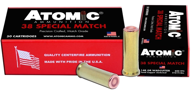 Picture of  Atomic Ammunition 449 Match Precision Craft 38Special 148Gr Hollow Base Wadcutter 50 Per Box/10 Case 858767004492