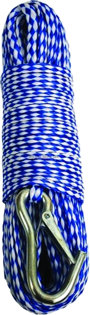 Picture of Attwood Anchor Line 1/4"X100' Poly Blue/White W/Hook