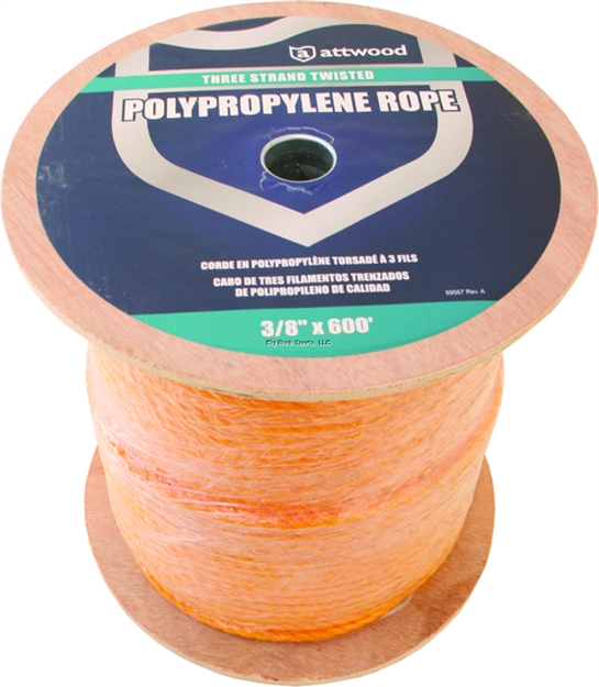 Picture of Attwood Gen Purpose Rope 3/8"X600' Twisted Poly